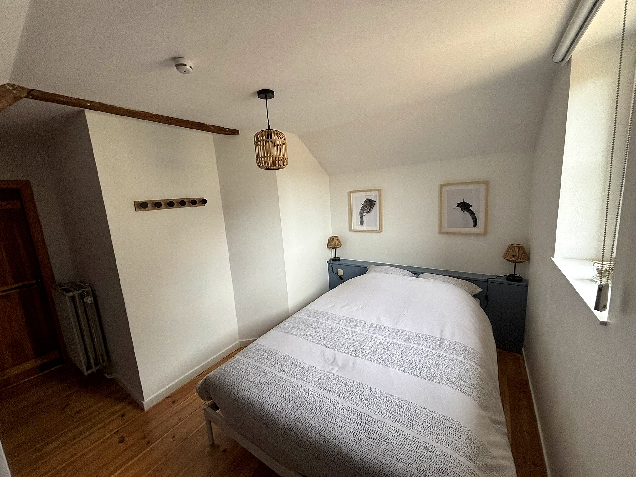 Chambre bleue, détail