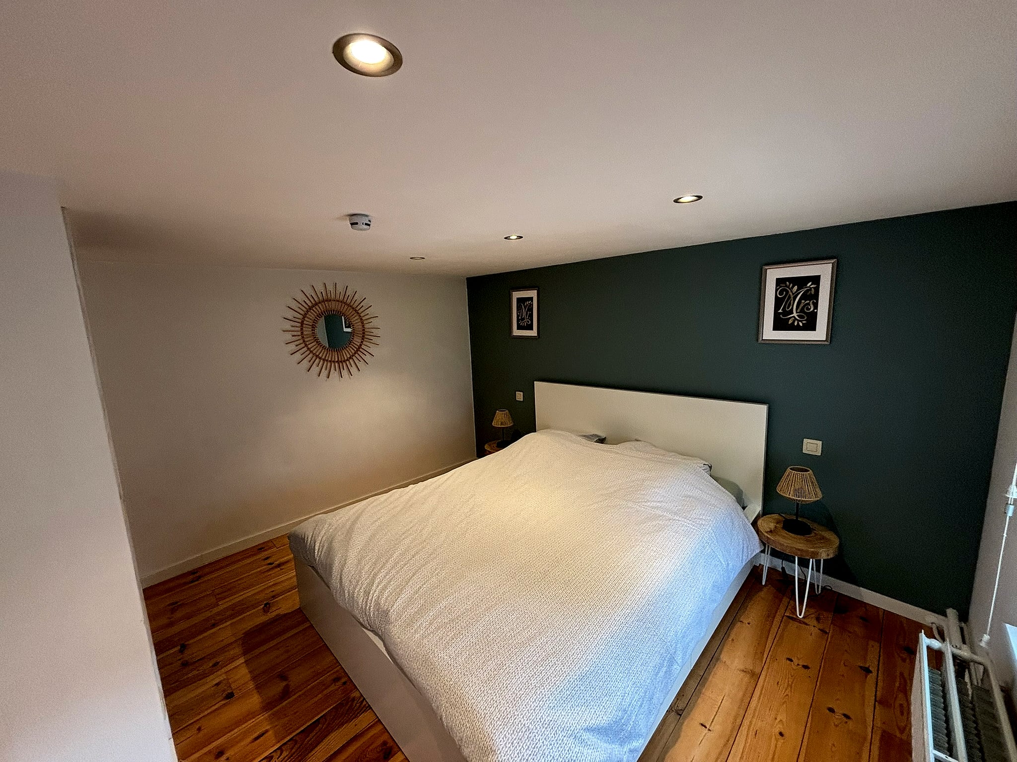 Chambre verte, détail