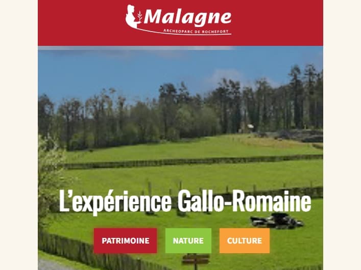 Malagne, l'Archéoparc de Rochefort